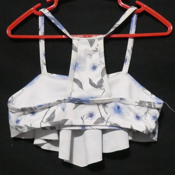 URBAN KIDS | size 6 | White and Blue Floral Bikini Set - Picture 3 of 16